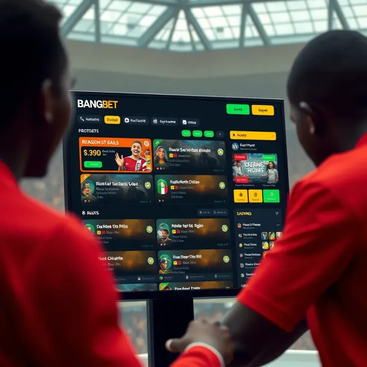 User-friendly sports betting platform interface showcasing diverse betting options