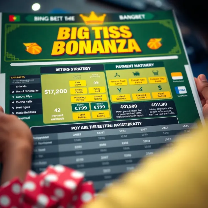 Illustration of betting strategy chart with bankroll management tips and payment methods for Nigerian players