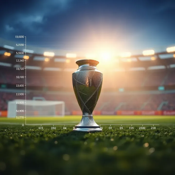 Graph illustrating betting trends and odds for top Europa League teams on BangBet platform