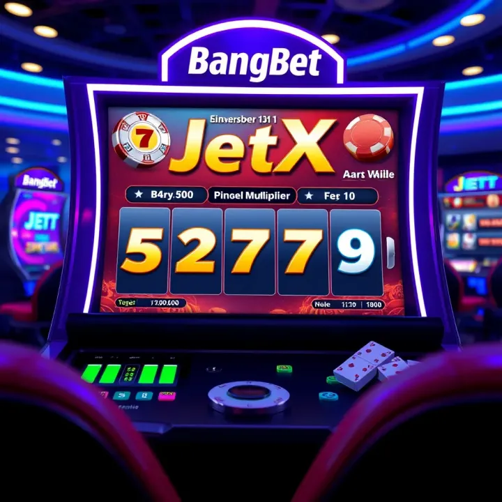 Interface displaying JetX game with betting options and dynamic multiplier countdown