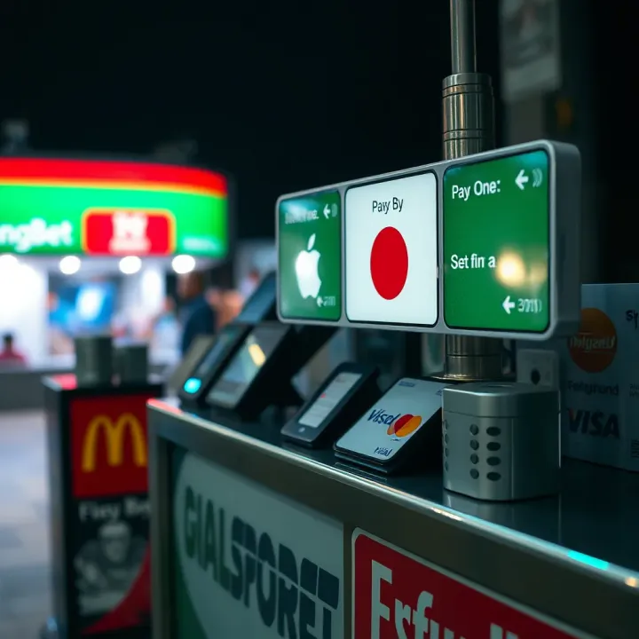 Representation of digital payment options available for BangBet users in Lagos