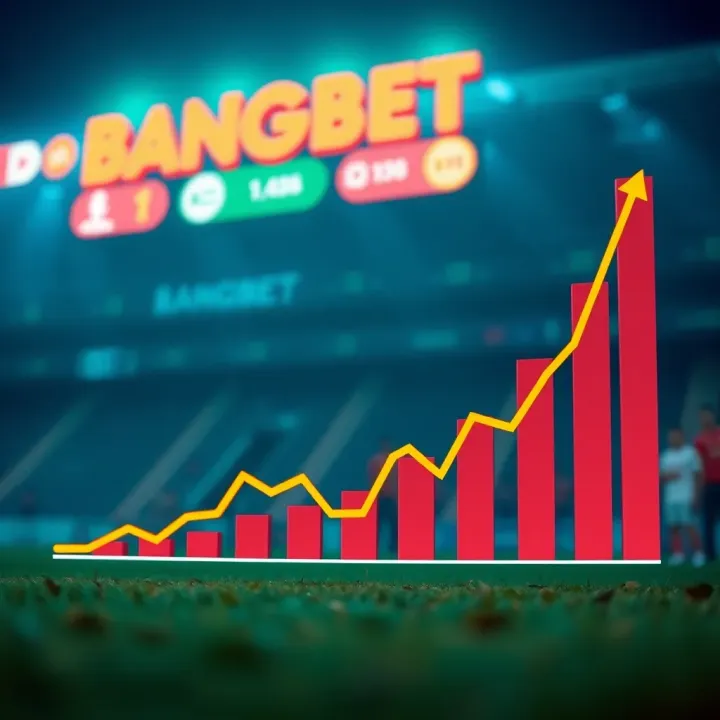 Graph illustrating the upward trend in Nigeria's sports betting industry market share