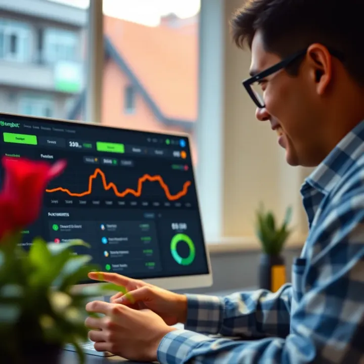 Dashboard showing seamless payment transactions on Bangbet platform through Monnify integration
