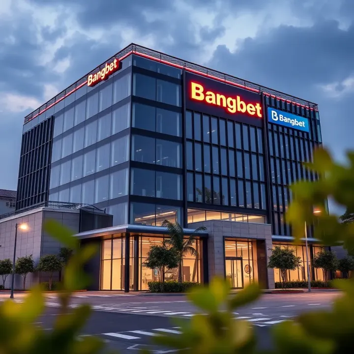 Modern office building housing the headquarters of a leading Nigerian sports betting company