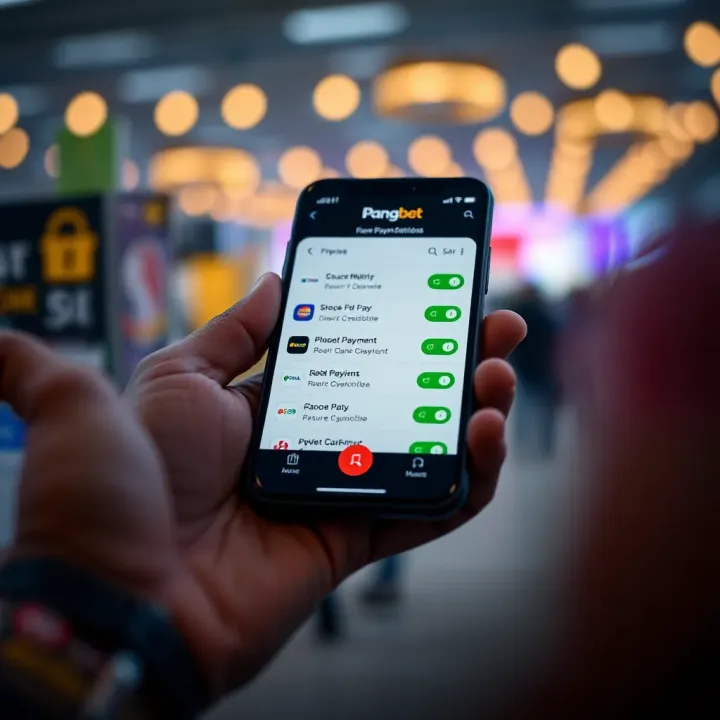 Secure payment options displayed on a mobile screen highlighting Paystack integration for Nigerian users
