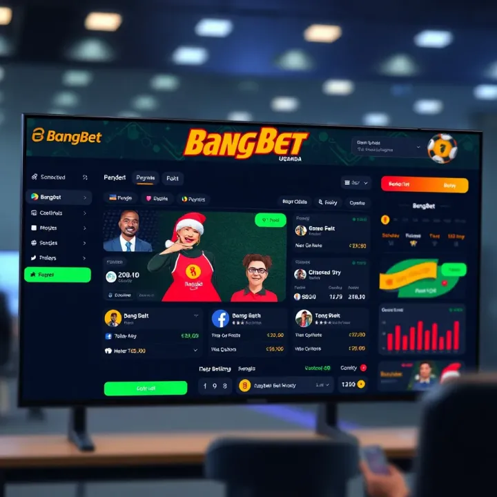 Overview of BangBet User Dashboard for Nigerian Players User dashboard displaying betting options on BangBet Uganda platform