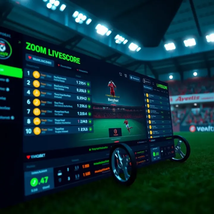 Dashboard showing real-time BangBet Zoom Livescore updates for Nigerian football matches