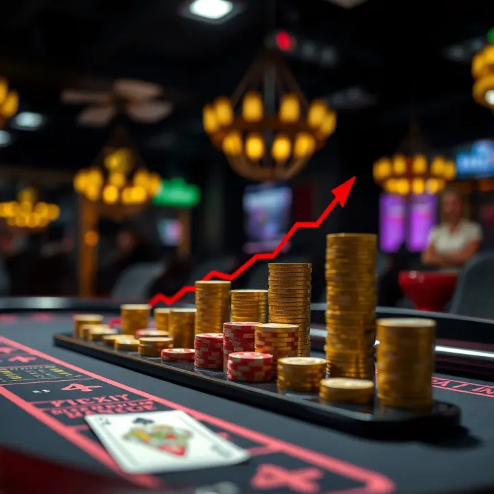 Visual representation of bankroll management and risk control techniques for JetX