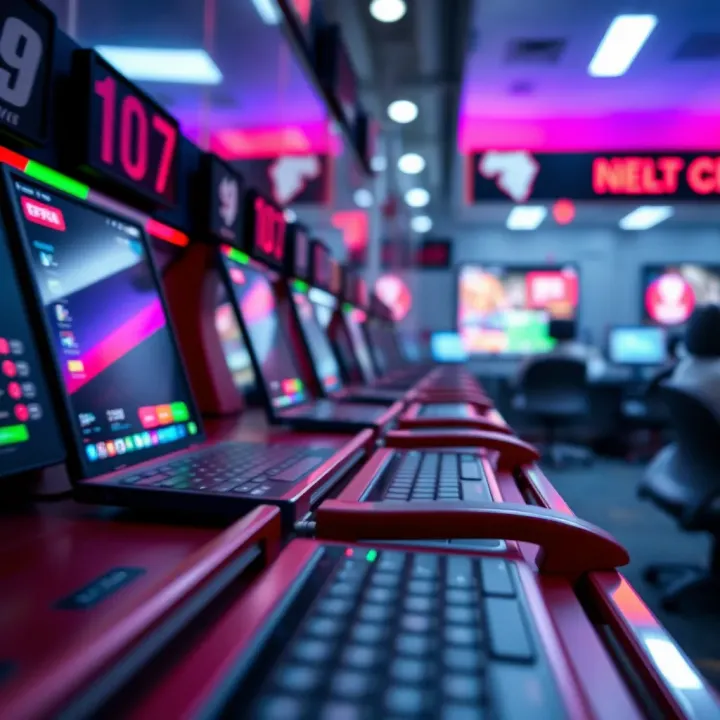 Visual representation of a secure and regulated online betting environment emphasizing quick payout and user trust in Nigeria