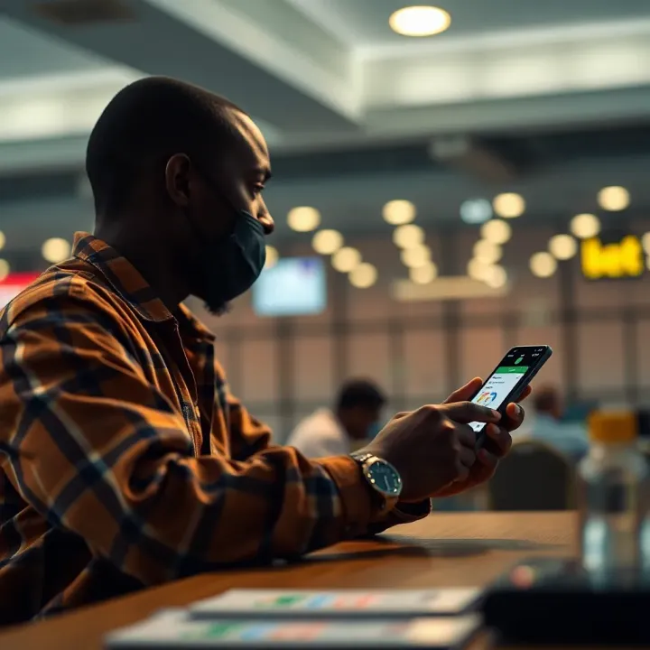 User completing account verification on Bangbet platform