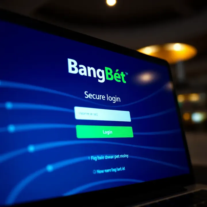 Secure login page with username and password fields for BangBet Nigeria