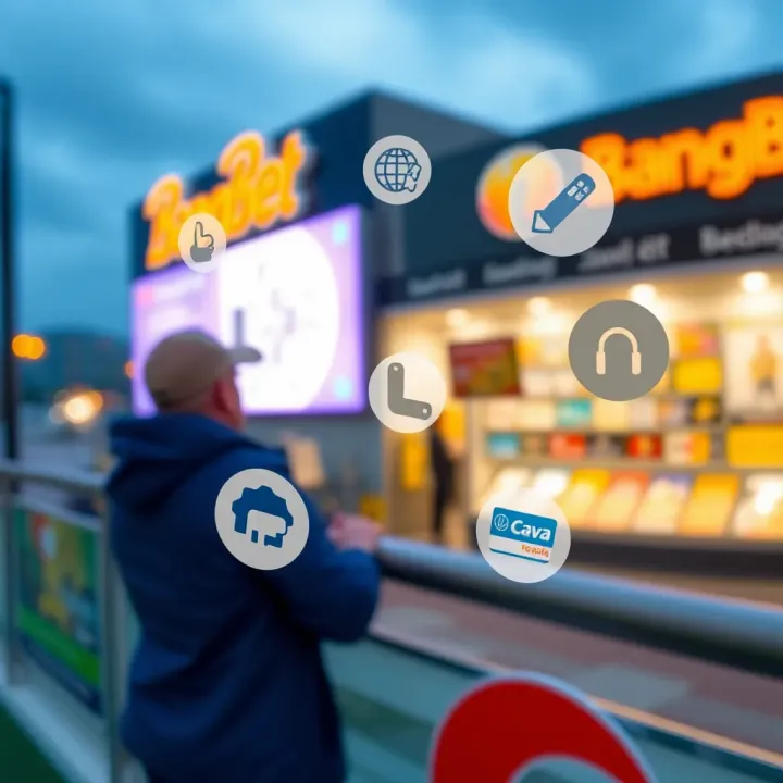 Illustration of payment methods icons used for online sports betting in Nigeria