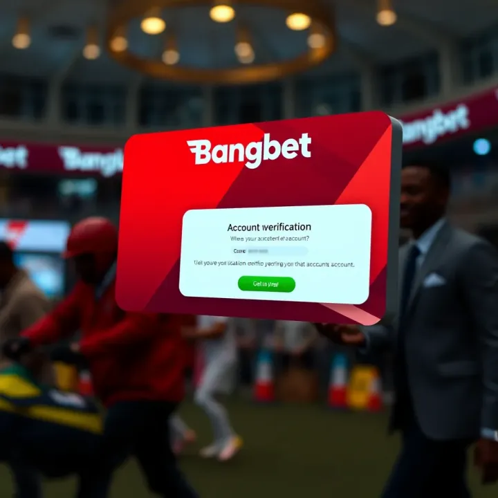 Verification confirmation message on Bangbet platform indicating successful account validation