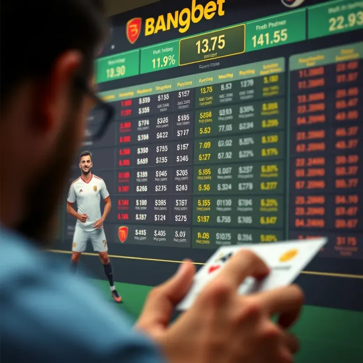 Graphical representation of sports betting payouts and data insights for better decision making