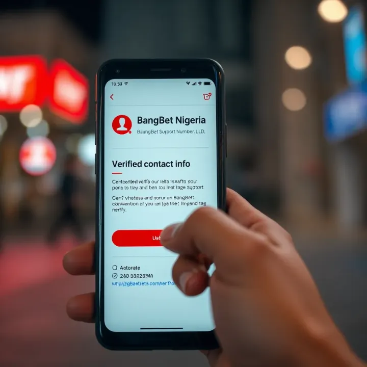 Secure mobile phone interface displaying verified contact details