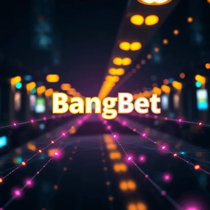 Illustration showing a digital network connecting Nigerian marketers to the BangBet affiliate platform
