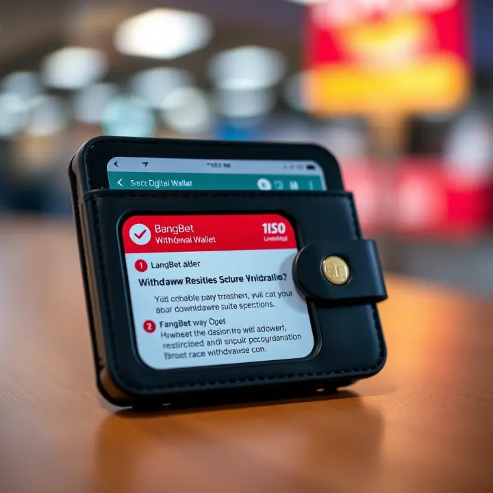 Illustration showing a secure digital wallet with transaction alerts highlighting withdrawal restrictions