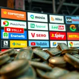 Colorful display of popular sports betting platforms available in Nigeria with naira currency symbols